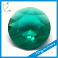 Hot sale charming faceted round shape diamond cut glass gem